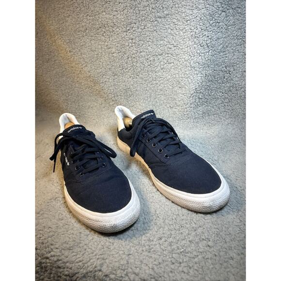 Adidas 3MC Vulc Low Canvas Trainers M12.5 EU42 B22707 Collegiate Navy/White - Picture 5 of 16